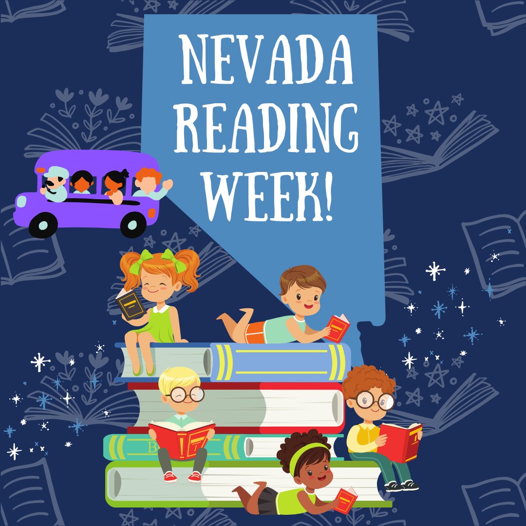 Happy Nevada Reading Week! Keep an eye out for the <a href="/ClarkCountySch/">CCSD</a> Book Bus as it rolls through our community, bringing the joy of reading and helping students build their home libraries. Happy reading everyone!
