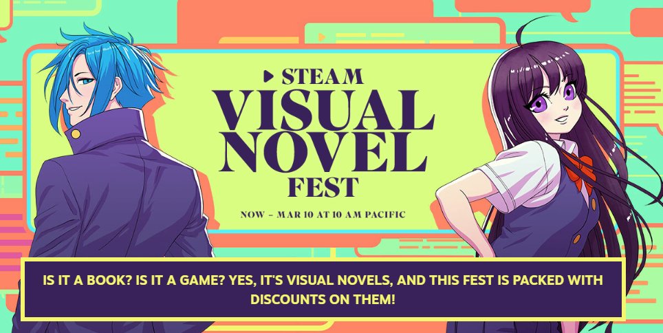 I love visual novels and while I appreciate the official Steam VN Fest, it's definitely got some visibility issues, so here's a smol thread of some upcoming and released visual novels that you might like? 

If you're participating feel free to comment with your own 👇