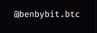 OnlyWithCrypto's tweet photo. For Sale: Exclusive Bitcoin Domain @benbybit.btc (Crypto trading voice since 2010s, 265K followers on X) Markets fuel BTC. Price: 1 BTC ($86K USD today) https://t.co/NhBaAsQGOk
#BenByBit #Bitcoin #BTCname #BTC $BTC #Crypto #Domains https://t.co/b1trB59CE7