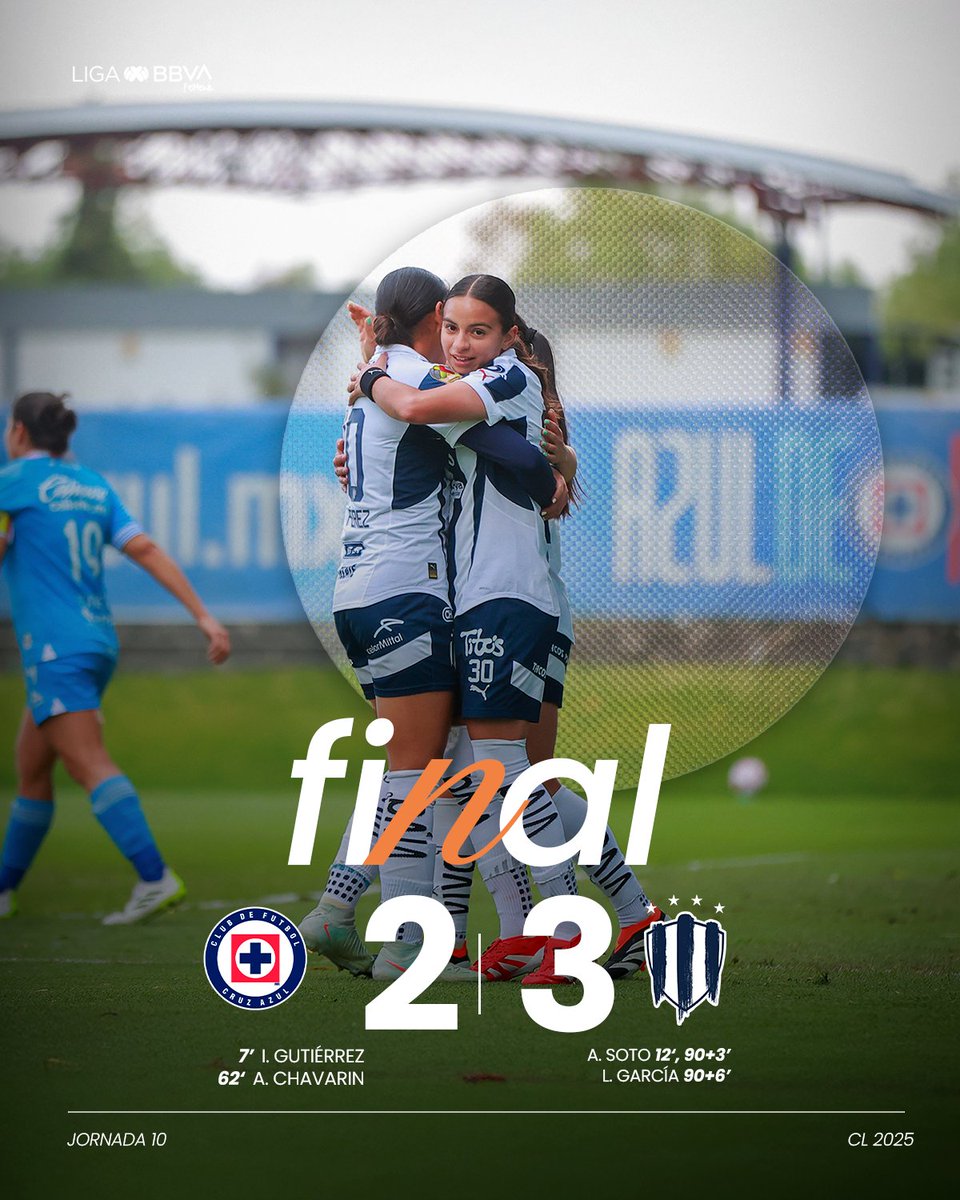 Lo que hizo <a href="/Rayadas/">Rayadas</a> para llevarse los 3️⃣ puntos en tiempo agregado 😮‍💨🔝

Bendito #FutFemDondeSea