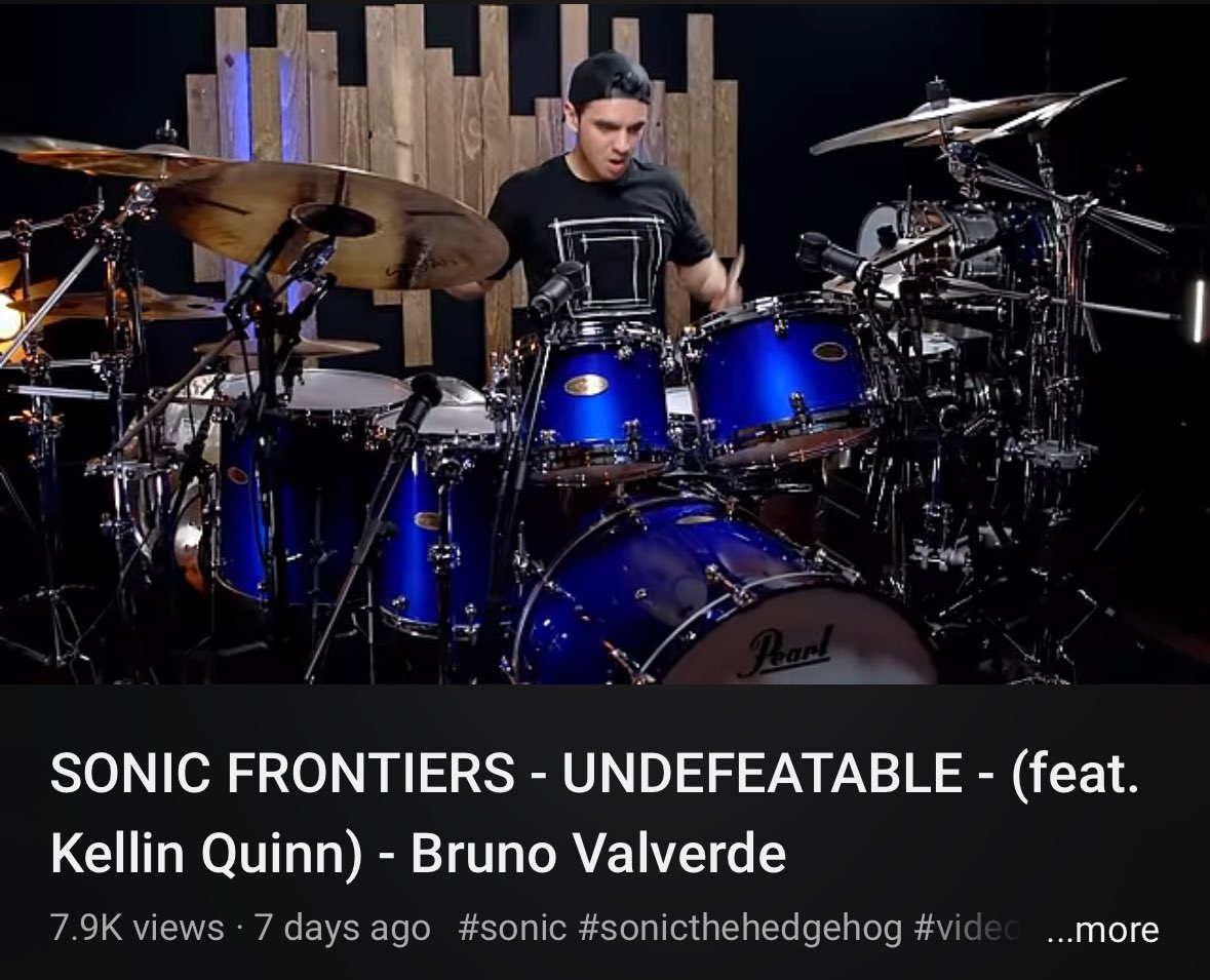 Sonic Symphony (@sonicsymphtour) on Twitter photo Our incredible drummer <a href="/bruno_valverde/">Bruno Valverde</a> dropped an amazing video of “Undefeatable” you have got to check out! 🔥🔥🔥
🔗 youtu.be/CfESPI2mOeI Our incredible drummer <a href="/bruno_valverde/">Bruno Valverde</a> dropped an amazing video of “Undefeatable” you have got to check out! 🔥🔥🔥
🔗 youtu.be/CfESPI2mOeI