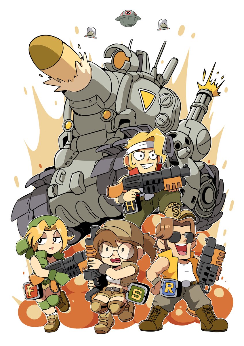 HairoElCroto's tweet image. ~metal slug 🚬