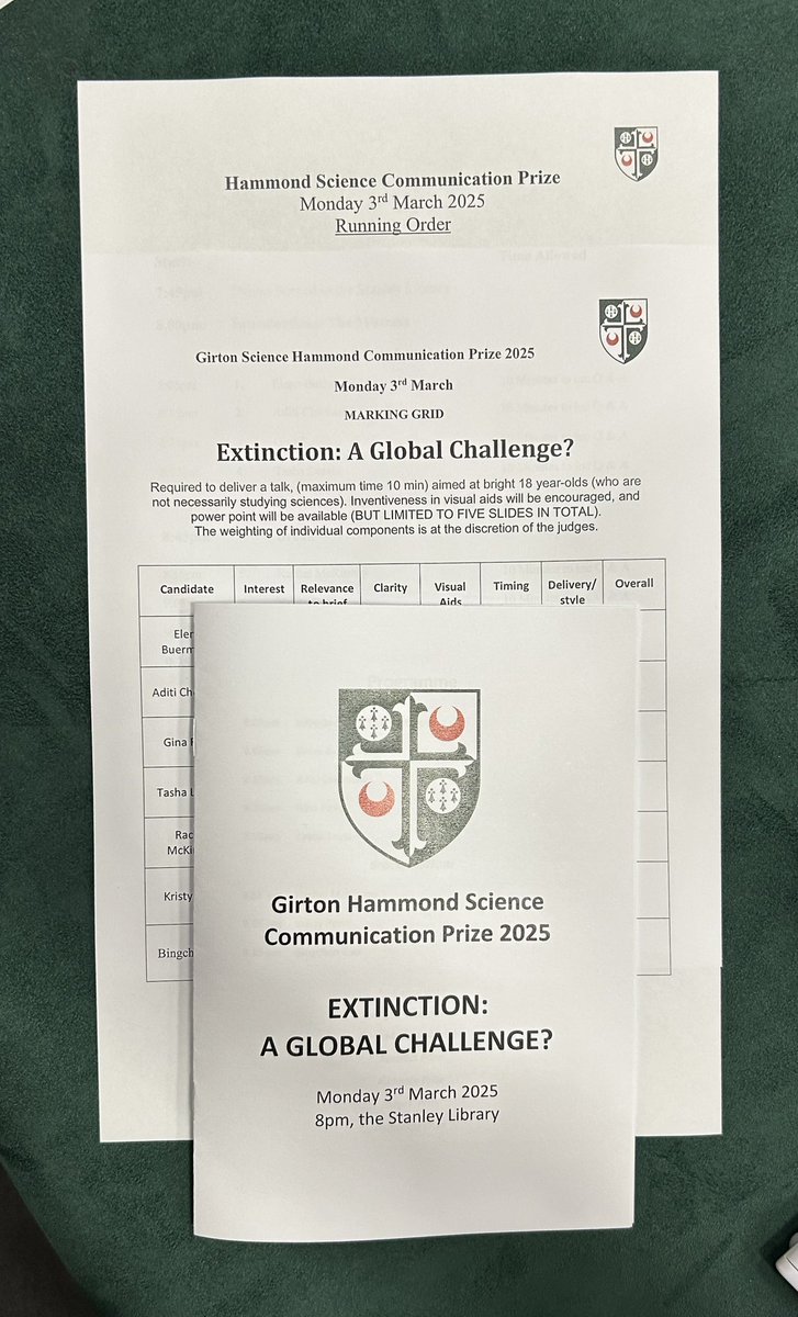 Dr Suzy Lishman CBE ๐ฉ๐ปโ๐ฌ (@ilovepathology) on Twitter photo Had a lovely evening <a href="/GirtonCollege/">Girton College, Cambridge University</a> on the judging panel for this yearโs <a href="/drphilhammond/">Dr Phil Hammond ๐</a> Science Communication Prize. Heard a brilliant and varied range of talks on the theme of extinction - from the death of cells and languages to the loss of enzymes and neural pathways. Had a lovely evening <a href="/GirtonCollege/">Girton College, Cambridge University</a> on the judging panel for this yearโs <a href="/drphilhammond/">Dr Phil Hammond ๐</a> Science Communication Prize. Heard a brilliant and varied range of talks on the theme of extinction - from the death of cells and languages to the loss of enzymes and neural pathways.