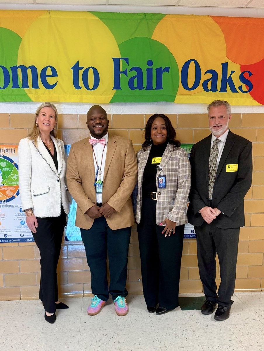 dabelt3's tweet image. A heartfelt thank you to the Henrico County Public Schools DLT for visiting Fair Oaks Elementary School this morning! We had an incredible time showcasing all the wonderful things happening here every day. #GrowingGreatness @HenricoSchools