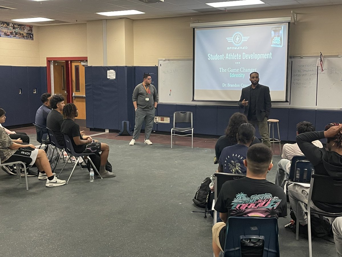 Darnell Barnes M.Ed (@coachbarnes91) on Twitter photo Dr. Brandon Crooms speaking at our <a href="/FellowshipofCh4/">Fellowship of Christian Athletes</a> FCA night!!! Awesome night of fellowship and growth!!! <a href="/TRRoughRiderFB/">Roosevelt Rough Riders</a> <a href="/NeisdAthletics/">NEISD ATHLETICS</a> <a href="/WeAreTRHS/">Theodore Roosevelt High School - NEISD</a> Dr. Brandon Crooms speaking at our <a href="/FellowshipofCh4/">Fellowship of Christian Athletes</a> FCA night!!! Awesome night of fellowship and growth!!! <a href="/TRRoughRiderFB/">Roosevelt Rough Riders</a> <a href="/NeisdAthletics/">NEISD ATHLETICS</a> <a href="/WeAreTRHS/">Theodore Roosevelt High School - NEISD</a>