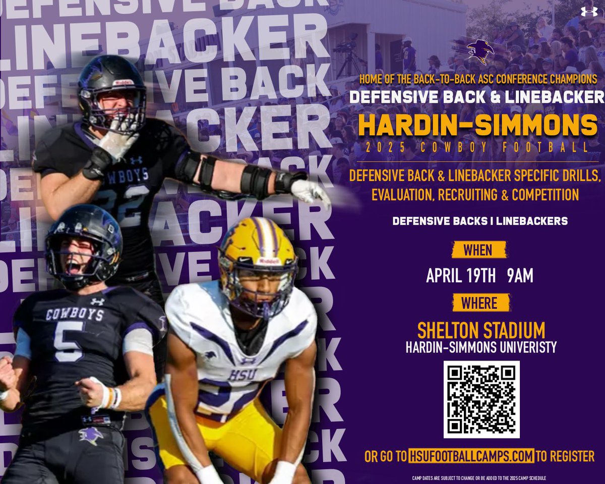 Jacob Mora (@jacobmora_12) on Twitter photo Thank you for the camp invite <a href="/CoachCraigNeece/">Craig Neece</a> <a href="/HSUCowboys/">Hardin-Simmons Cowboy Football</a>
I can’t wait to see you there April 19th. <a href="/bhelm19/">Bo Helm</a> <a href="/CHS_BobcatFB/">Childress Bobcat Football</a> <a href="/CHS_Bobcats/">Childress Bobcats</a> Thank you for the camp invite <a href="/CoachCraigNeece/">Craig Neece</a> <a href="/HSUCowboys/">Hardin-Simmons Cowboy Football</a>
I can’t wait to see you there April 19th. <a href="/bhelm19/">Bo Helm</a> <a href="/CHS_BobcatFB/">Childress Bobcat Football</a> <a href="/CHS_Bobcats/">Childress Bobcats</a>