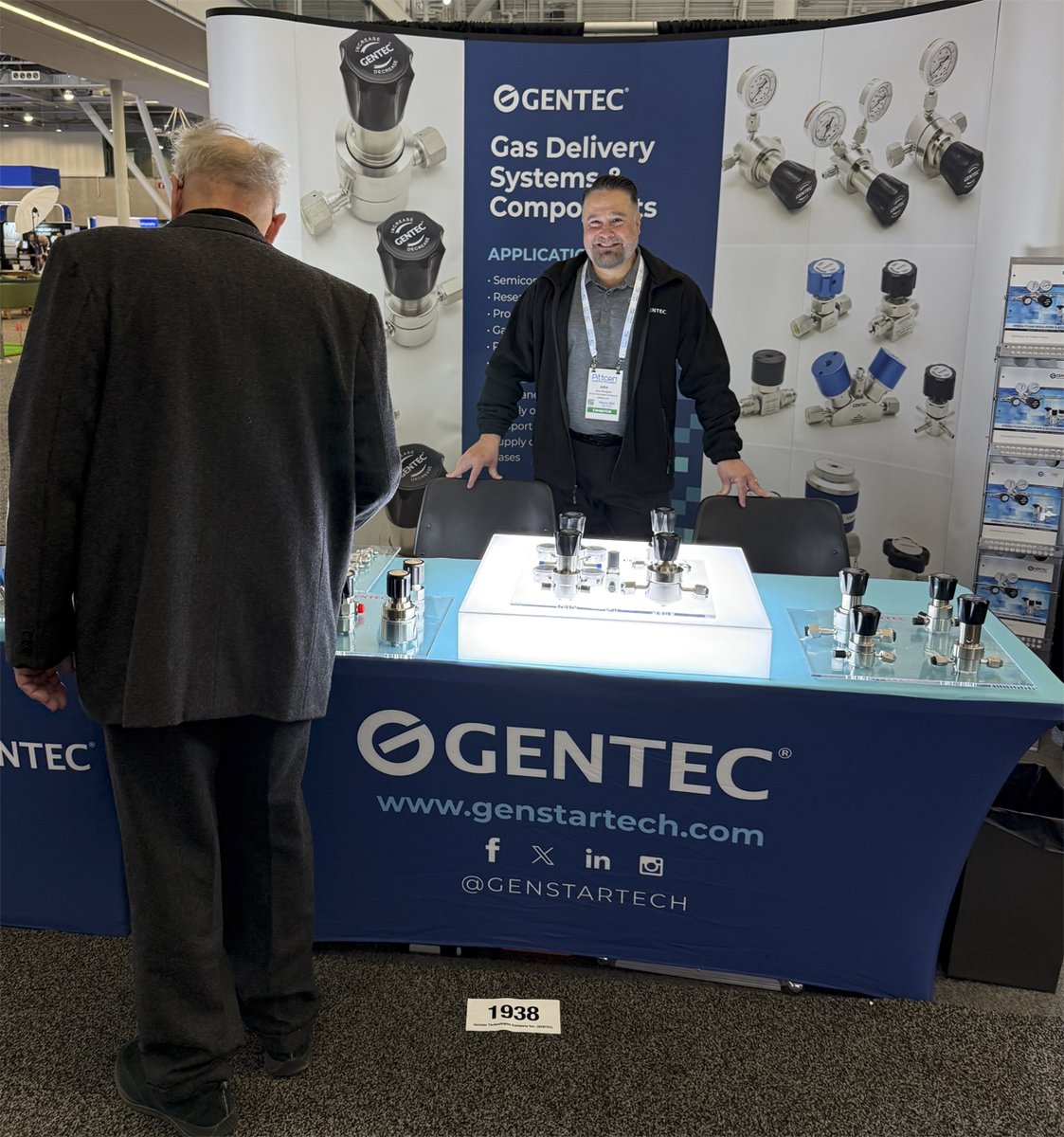 genstartech's tweet image. We are currently at PITTCON in Boston at booth #1938 showcasing our Specialty Gas products. If you are unable to make it then email John at johnp@genstartech.com or visit shorturl.at/lPzgx
#Pittcon #Convention #TradeShow #Conference #GentecSpecialtygas #Genstartech #Gentec