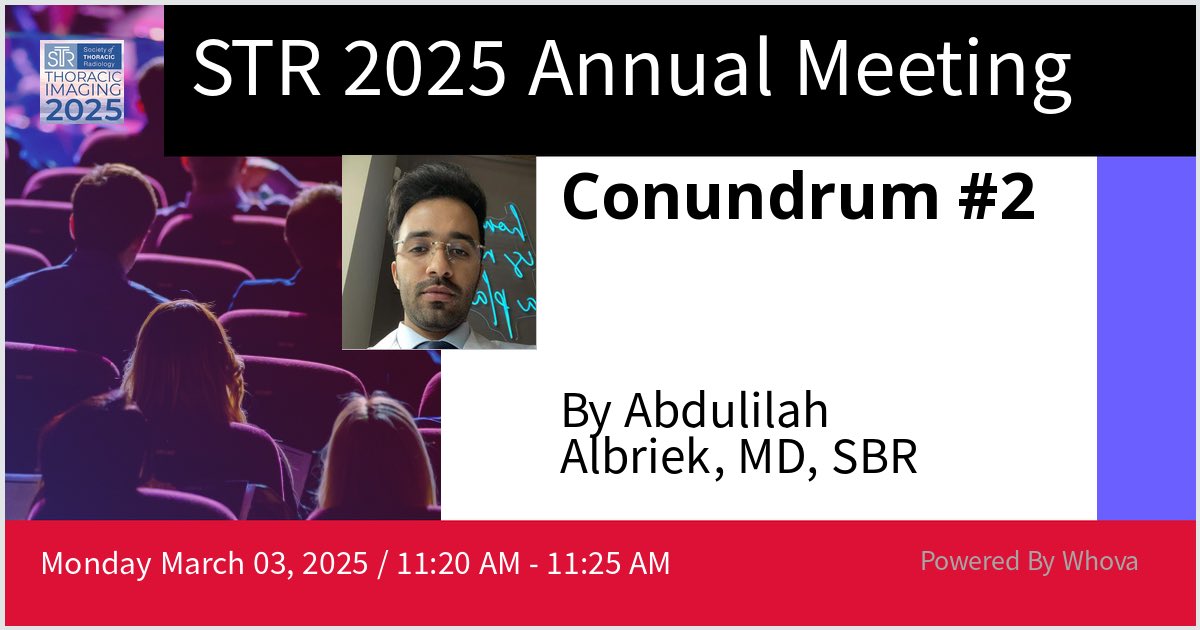 Gave a talk at STR 2025 Annual Meeting on Conundrum #2. Thanks for the great turnout! #STR2025 - via #Whova event app