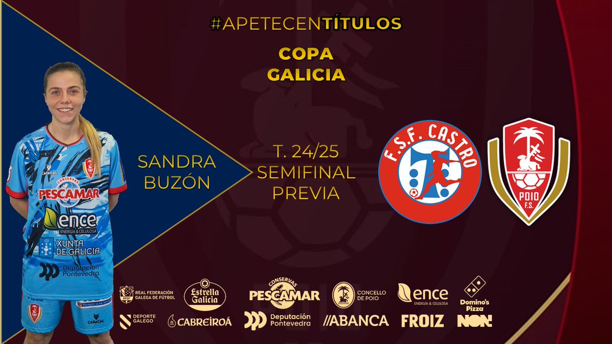 Rolda de prensa con Sandra Buzón 🎙

➡️ youtu.be/0eUPIB-UpwU

#PoioPescamar #ApetecenTítulos #CastroPoio #CopaGalicia #EncePlanSocialPontevedra