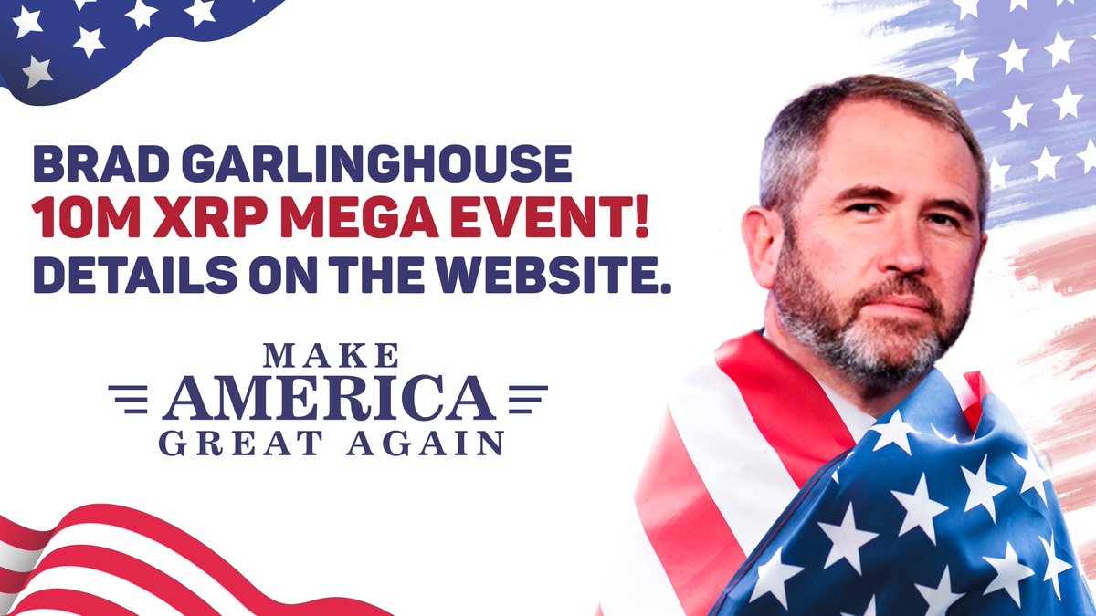 mks2022asd's tweet photo. 🔥 Brad Garlinghouse is making moves! 🚀 Don't miss out on this historic $XRP event! #binance #TRUMP $ADA $SOL #XRPArmy https://t.co/U8CYLjyNCi https://t.co/VHoqnt2kxs