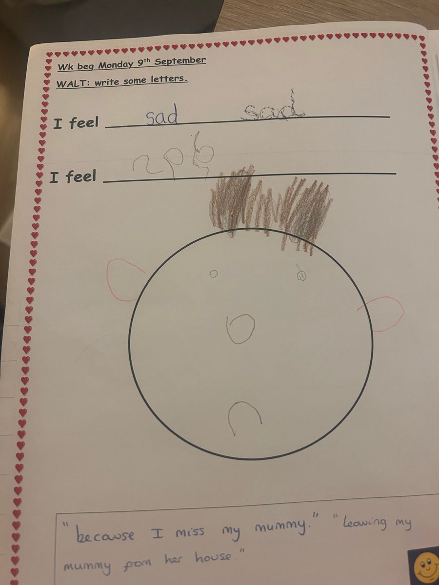 StYrbg's tweet image. These pieces of writing are from the same child but the difference is one piece was done at the very start of Reception and the second piece was written today by the same child.Just look at the progress!Amazing! #practicemakesprogress 🌟@stpetersfarn