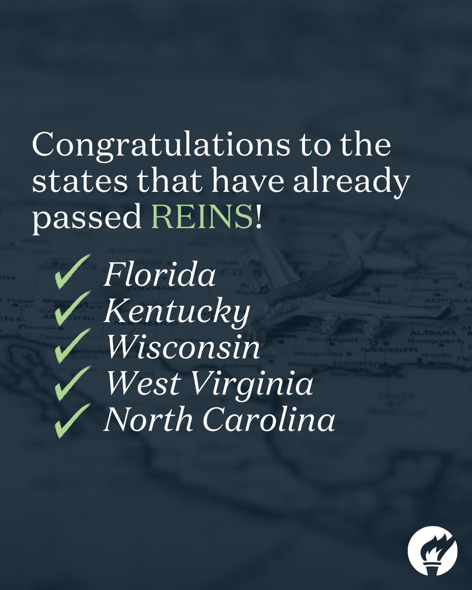 AFPhq's tweet photo. 🎉 Congrats to the states leading the way! 🎉
These states have already passed REINS laws, holding government accountable and protecting taxpayers from burdensome regulations:
✅ Florida
✅ Kentucky
✅ Wisconsin
✅ West Virginia
✅ North Carolina
Who’s next? 👀 #REINItIn https://t.co/FnDMAdbYYF