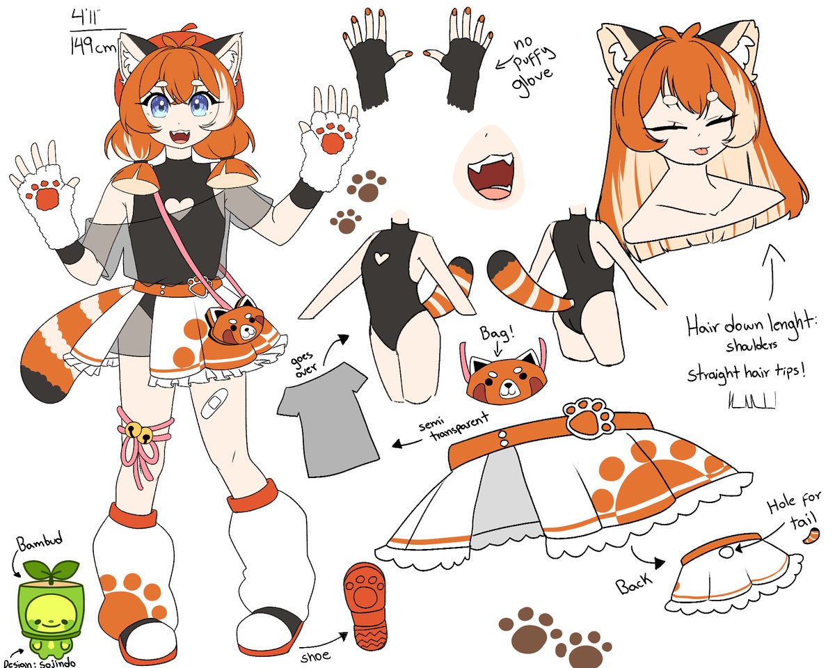 Toffee_VT's tweet image. 🎋REFERENCE, TAGS AND LINKS🎋
I'm Toffee and I'm a Red panda! 🧡I made a new reference sheet since my design has some minor changes!
🧡YT: youtube.com/@toffee_vt
🧡Tips: streamlabs.com/toffee_vt/tip
🧡Maro: marshmallow-qa.com/toffee
🧡Throne: throne.com/toffee_vt
⬇️Tags below