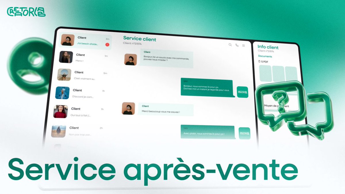 CreatorLabMerch's tweet image. Le SAV est l’un des aspects les plus complexes du e-commerce. Même si les créateurs ont un taux de retour plus bas, il reste essentiel de le gérer.

Avec notre système personnalisé, déléguez cette tâche et concentrez-vous sur l’essentiel