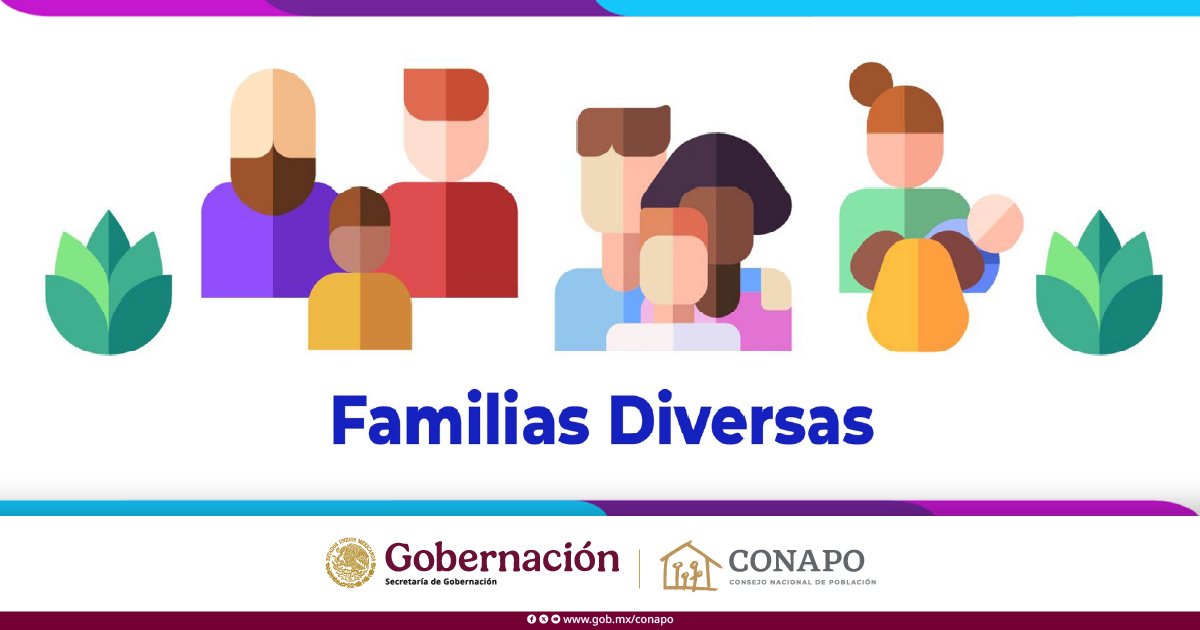 CONAPO_mx's tweet photo. ¡Las familias son diversas! Pueden ser nucleares, extendidas, monoparentales, homoparentales, reconstituidas o adoptivas.
🤓Descarga el #memorama "Familias diversas" y enseña a niñas y niños diversas formas en las que las familias se organizan y conviven: https://t.co/0lpkPQpuTr https://t.co/oX105q0Vcv