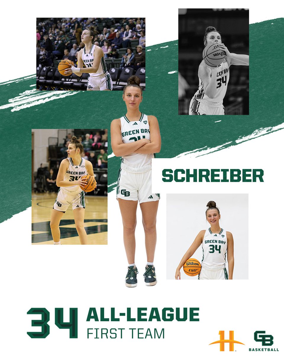 Green Bay Womenâs Basketball (@gbphoenixwbb) on Twitter photo All-League awards were announced by the <a href="/HorizonLeague/">Horizon League</a> this afternoon! Congratulations to <a href="/bailey_butler23/">B</a>, <a href="/natmcneal/">Natalie McNeal</a>, <a href="/schreiber_maddy/">Maddy Schreiber</a>, and <a href="/jasminekondrak3/">jasmine</a> for earning their respective accoladesâźď¸
#RiseWithUs | #HLWBB All-League awards were announced by the <a href="/HorizonLeague/">Horizon League</a> this afternoon! Congratulations to <a href="/bailey_butler23/">B</a>, <a href="/natmcneal/">Natalie McNeal</a>, <a href="/schreiber_maddy/">Maddy Schreiber</a>, and <a href="/jasminekondrak3/">jasmine</a> for earning their respective accoladesâźď¸
#RiseWithUs | #HLWBB