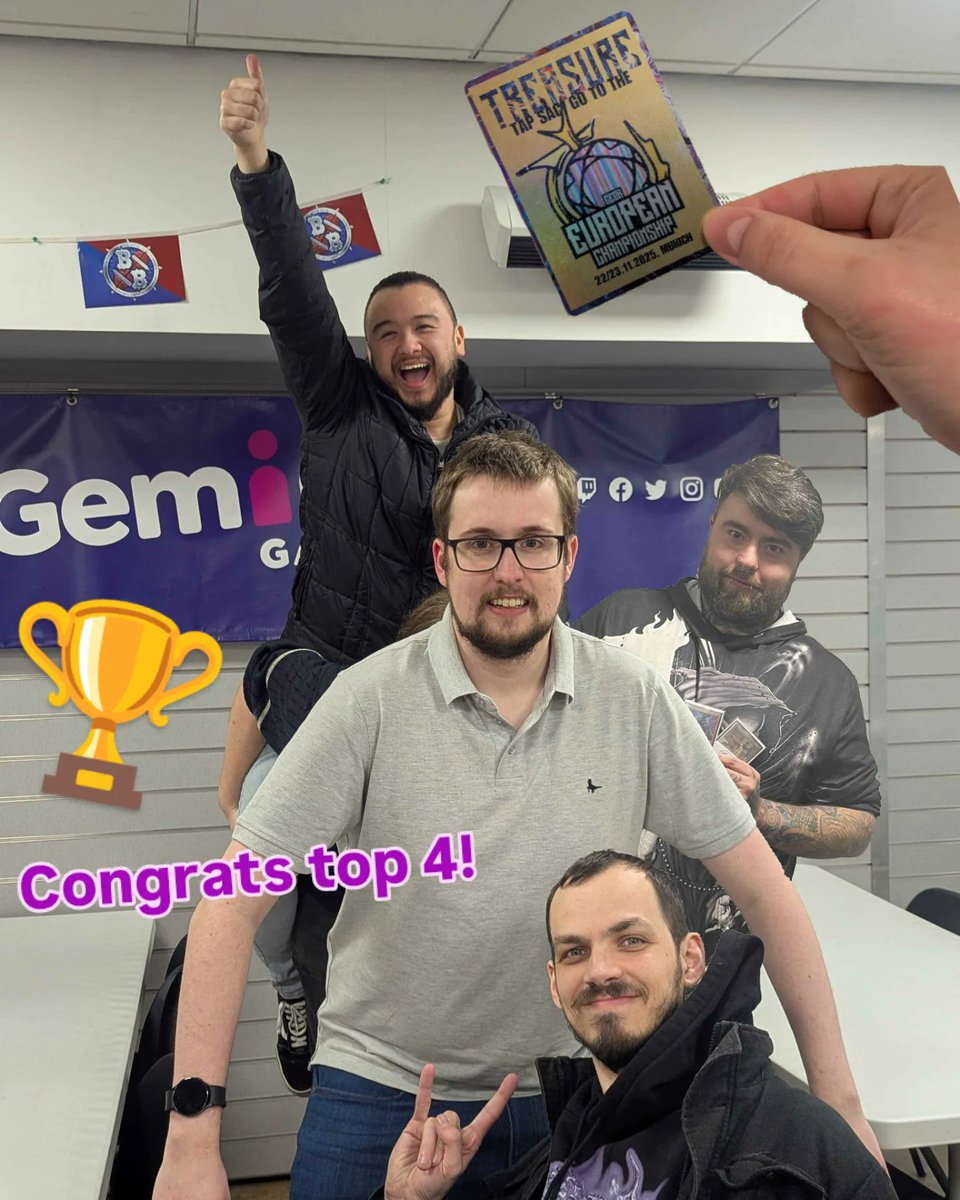 cEDH UK (@cedh_uk) on Twitter photo Huge congratulations to the top 4 of this month's CEDH tournament at <a href="/Gemini_Games_UK/">GeminiGamesUK</a> who all received their invitations to the EU CEDH championships! GG WP! Huge congratulations to the top 4 of this month's CEDH tournament at <a href="/Gemini_Games_UK/">GeminiGamesUK</a> who all received their invitations to the EU CEDH championships! GG WP!