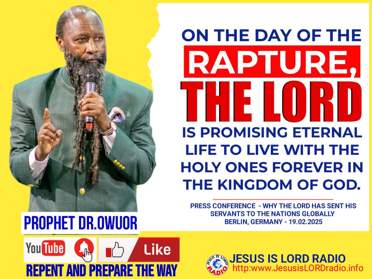 TuitoekJune's tweet photo. Are you aware that the #GloriousKingdomOfGod is coming?
Are you aware that without holiness you will not be a participant?

Are you aware that preparing for that Kingdom begins while you live on the earth? https://t.co/lvXft499gM