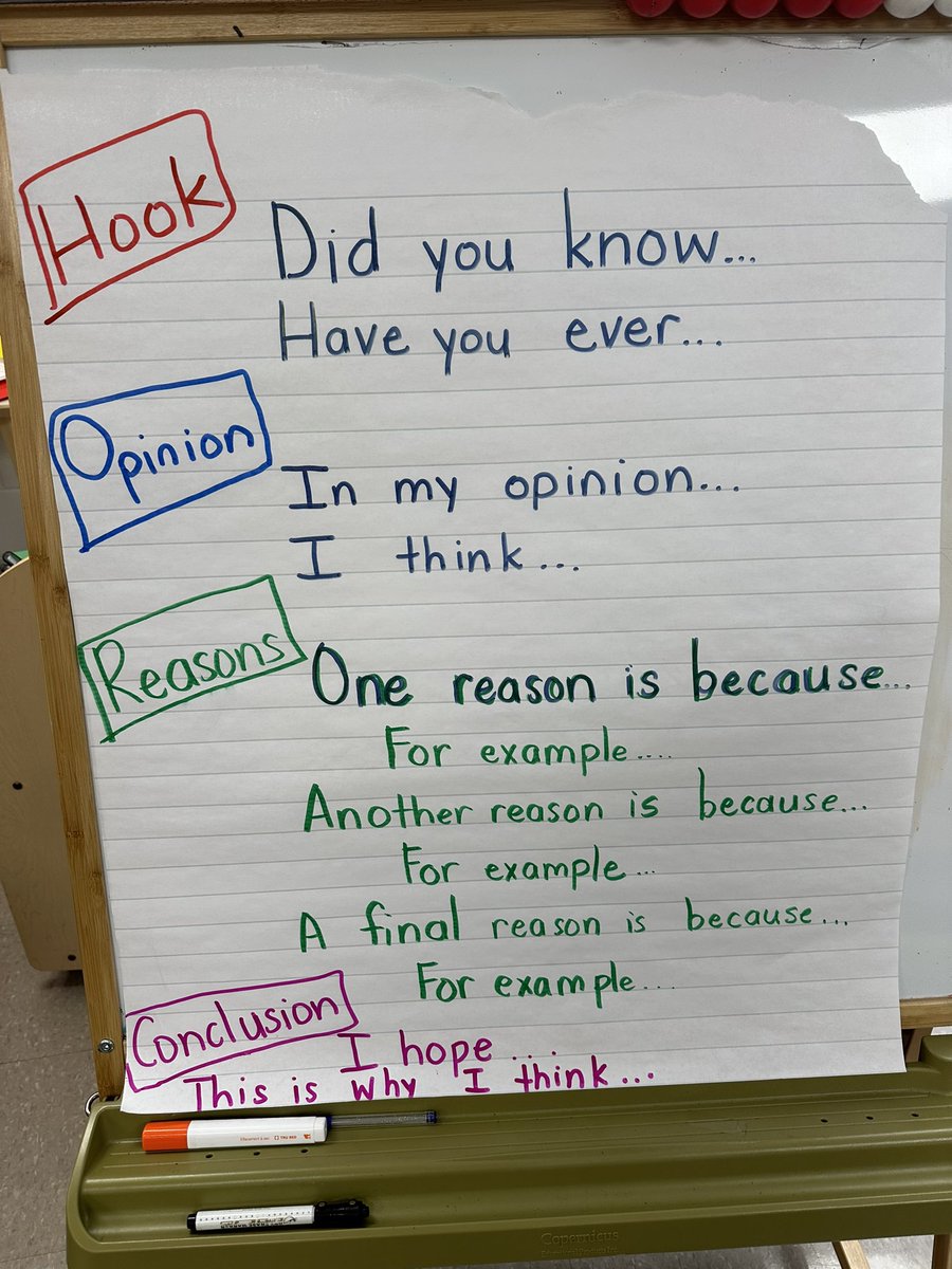 We are learning to write an opinion!