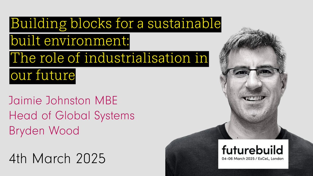 Learn how a new design process - focusing on deeper intent, wider collaboration, standardisation &amp; manufacturing principles - is set to decarbonise the grid, optimise data centres &amp; revolutionise pharma. A new era of cross-sector innovation awaits! 2/2 #IndustrializedConstruction