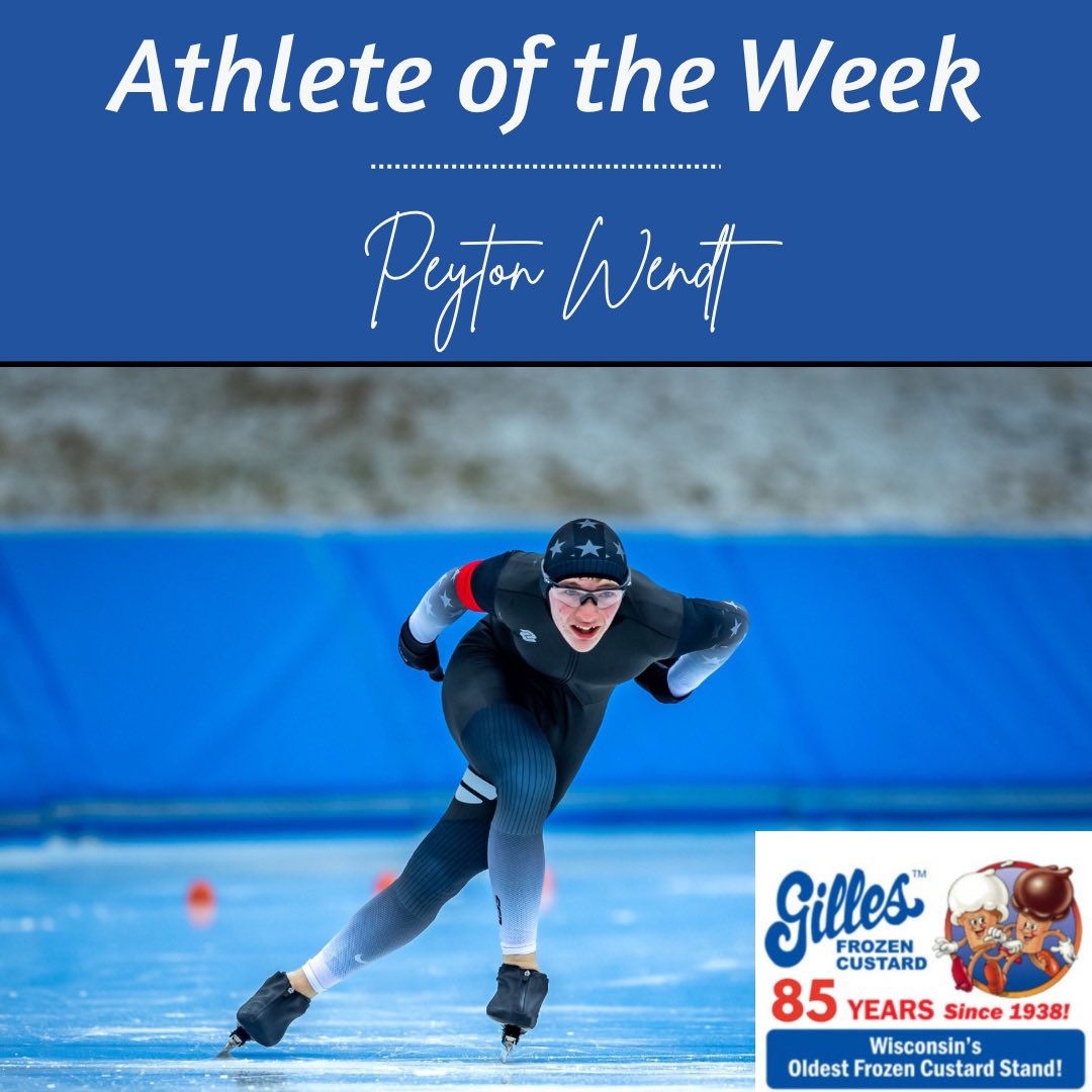 🏆 Gilles Athlete of the Week 🏆
Meet Peyton, this week’s Athlete of the Week! A junior in high school, Peyton joined Dash from inlining, where he had already seen great success. In just two races, Peyton achieved the AM Cup qualification time standard!