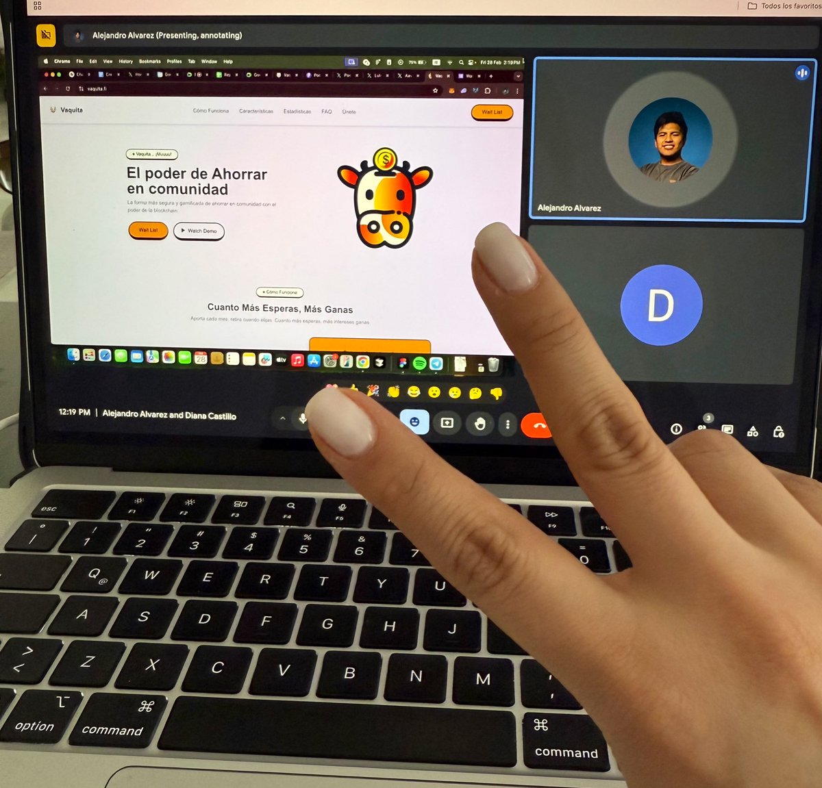 Gracias a <a href="/fruteroclub/">Frutero Club 🥑</a> tengo la oportunidad de ser mentora de Growth y en esta 3ra sesión con <a href="/VaquitaProtocol/">VAQUITA</a> quedé wow con los avances.
Conoce más en vaquita.fi y únete ya a su wait list. 🐮🧡