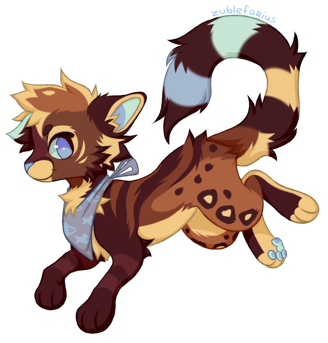 Made a custom for the first time and I really like the result! 
The adorable bean belongs now to Motscher ^^

#furry #furryart #feline #commission