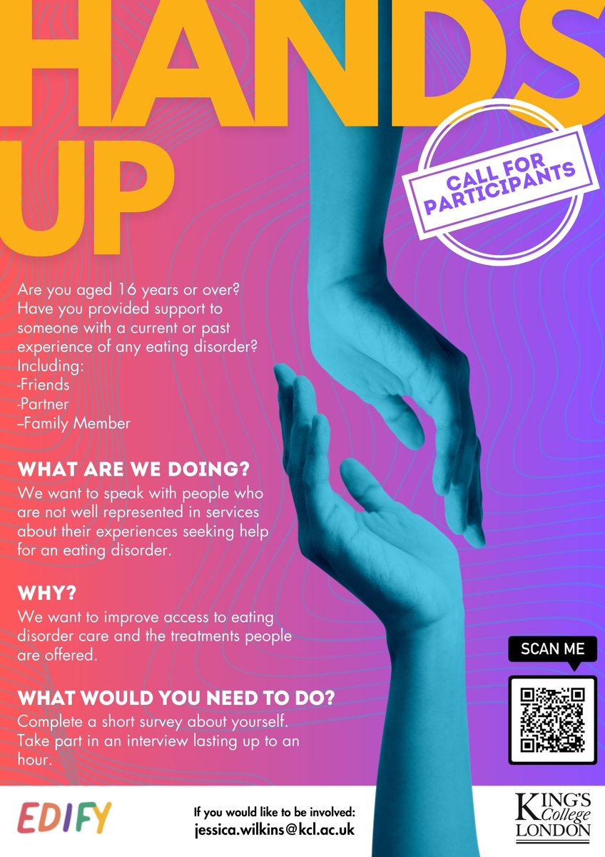 Karina Allen (@karina_maudsley) on Twitter photo If you're a carer / supporter / family member / friend of someone with an eating disorder - we'd love to hear your experiences seeking support for or with your loved one with an ED ⬇️ <a href="/EDIFYresearch/">EDIFYresearch</a> <a href="/FREEDfromED/">FREED from ED</a> If you're a carer / supporter / family member / friend of someone with an eating disorder - we'd love to hear your experiences seeking support for or with your loved one with an ED ⬇️ <a href="/EDIFYresearch/">EDIFYresearch</a> <a href="/FREEDfromED/">FREED from ED</a>