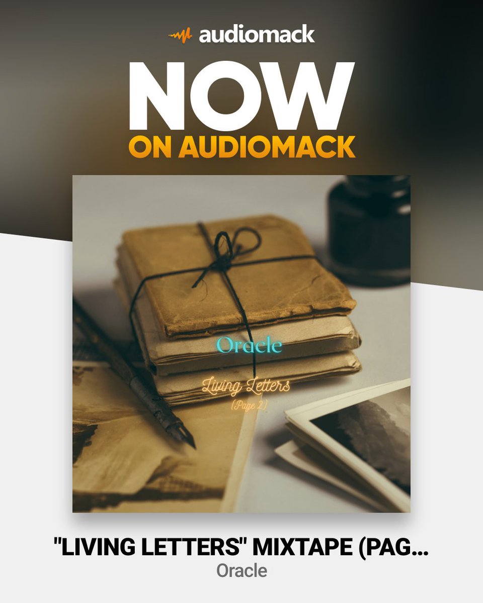 "Living Letters" 2 is now on audiomack!

audiomack.com/oracle503/albu…