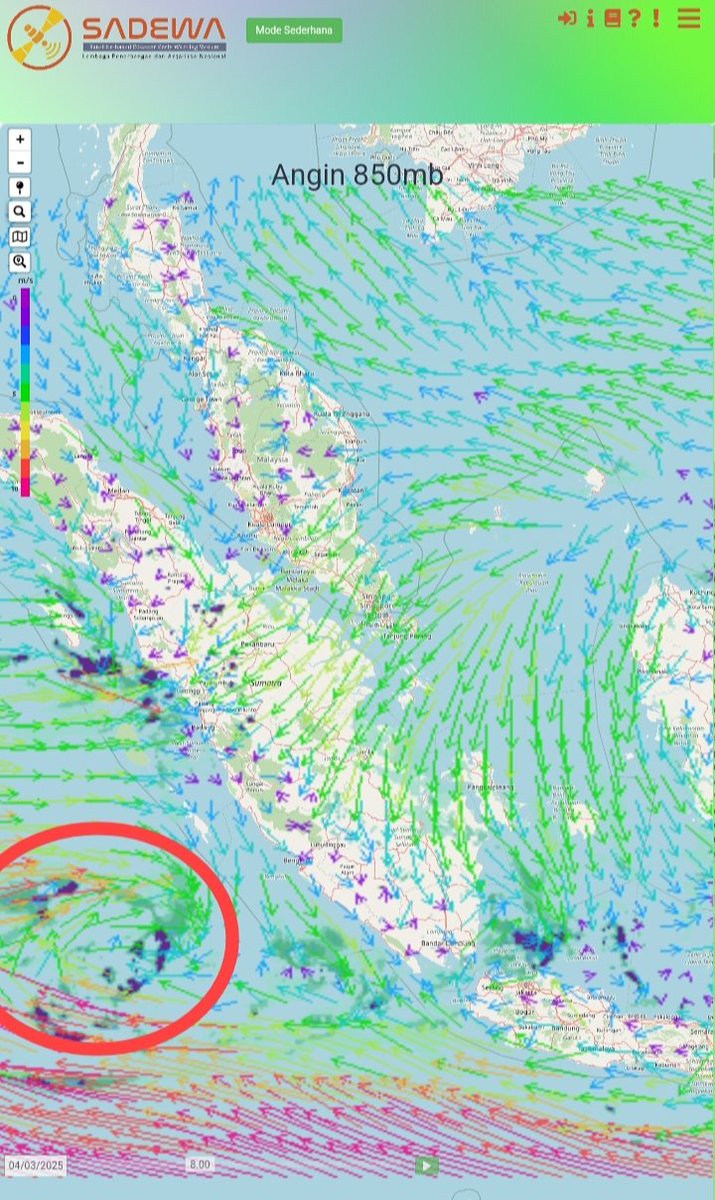 Update: hujan dinihari terjadi di Jakarta, Depok, Bogor, Bekasi, yg merupakan efek penjalaran konveksi dari Lampung. Peningkatan hujan di Sumatra berkaitan dg pertumbuhan bibit vortek Samudra Hindia. Kondisi ini akan persisten hingga dasarian 1 Maret.