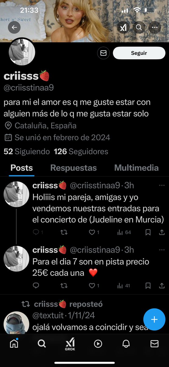 bo96549's tweet photo. @criisstinaa9  es una P@t@ estafad@r, me ha quitado 150€ intentado vérseme la entrada y cuando lo ha conseguido ha bloqueado , tenemos algo de información y esperemos que lo pillen o que le karma le devuelva algo jajaja , llevar cuidado chicos que la judeline sale cara 🫶🏻😫 https://t.co/kiccOc3DoE