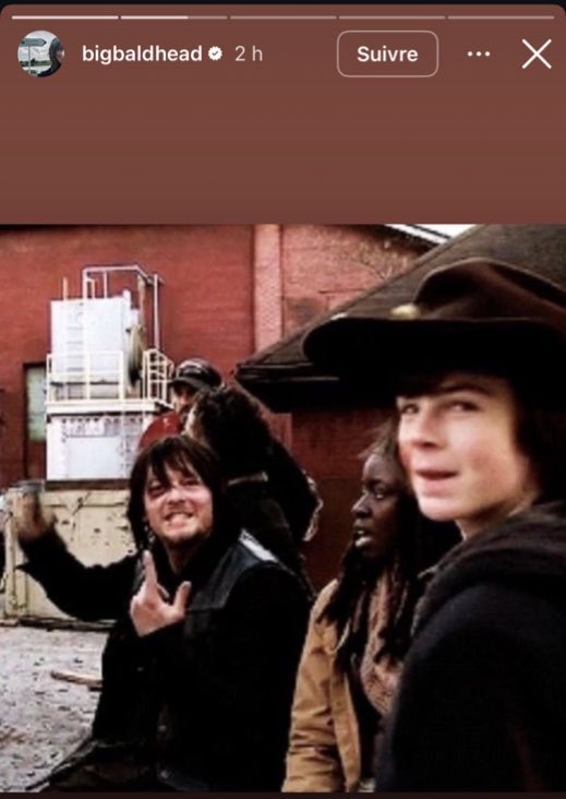SantaBae90's tweet image. Ask Norman Reedus who the holy trinity is 🤭 #TheBigThree #TWD 
📸 Norman Reedus IG.