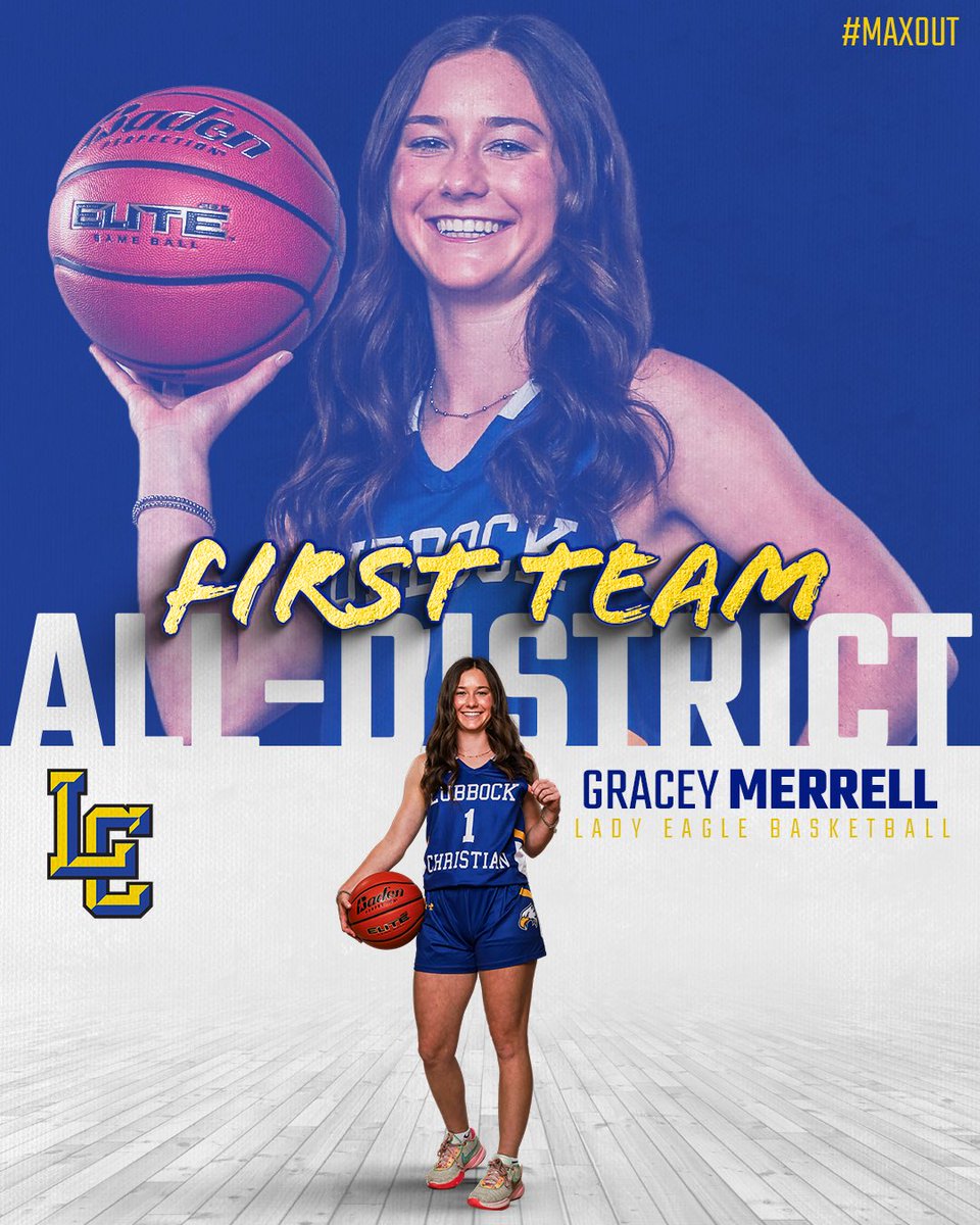 Lubbock Christian Lady Eagle Basketball (@lbkchrgrlbball) on Twitter photo Congratulations to Gracey! First Team All-District! We’re so proud of you!
Wishing you nothing but success in your next chapter! #ETBU #WellDeserved
<a href="/CoachCrow_LCHS/">Brad Crow</a> <a href="/LCHSEagles/">LC Athletic Department</a> <a href="/pchristy11/">Pete Christy</a> Congratulations to Gracey! First Team All-District! We’re so proud of you!
Wishing you nothing but success in your next chapter! #ETBU #WellDeserved
<a href="/CoachCrow_LCHS/">Brad Crow</a> <a href="/LCHSEagles/">LC Athletic Department</a> <a href="/pchristy11/">Pete Christy</a>