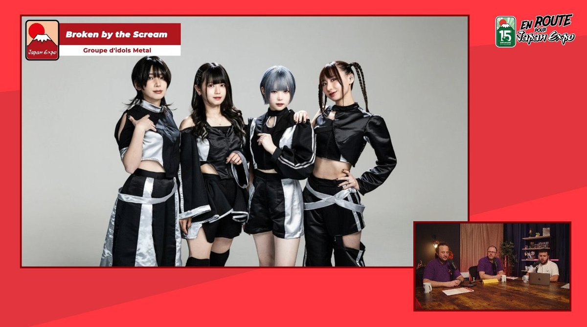 C’est confirmé : la date parisienne sera bien à Japan Expo !
<a href="/japanexpo/">Japan Expo ⛩🗼</a> <a href="/BBTS_koushiki/">Broken By The Scream</a> 

Pour plus d’informations : jame-world.com/fr/news
