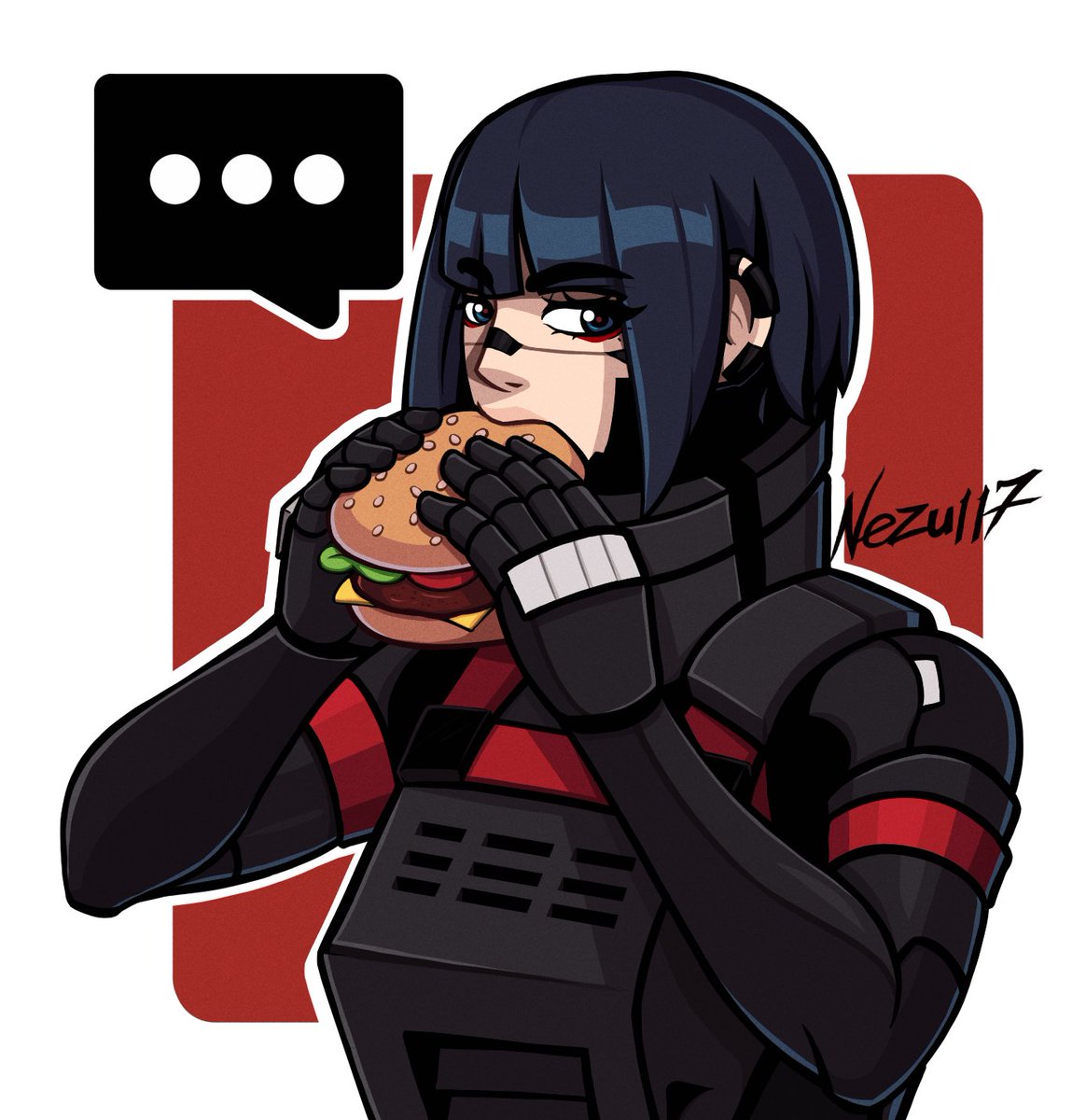 Nezu117's tweet image. STAR eat Burger
#SIGNALIS #SIGNALISfanart