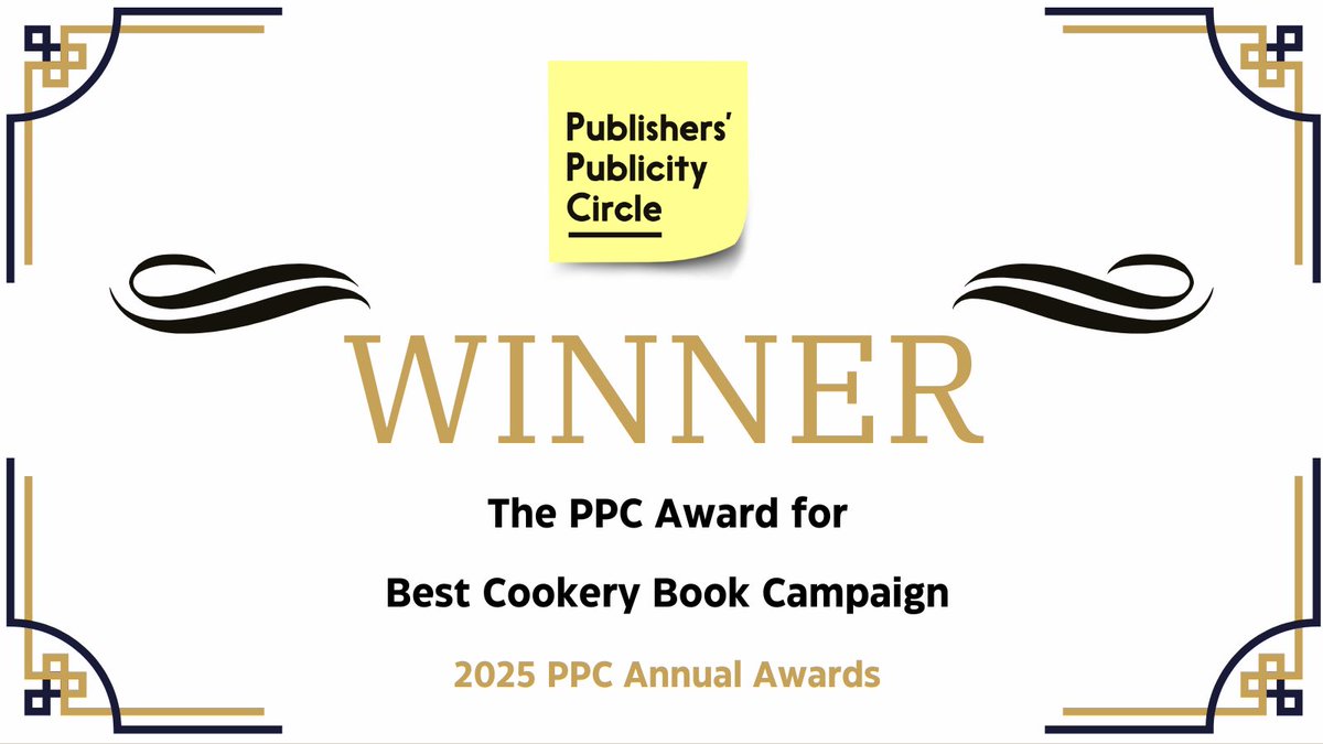 Publicity Circle (@publicitycircle) on Twitter photo Congratulations to <a href="/eturns_112/">Ellen Turner</a> who has won the PPC Award for Best Cookery Book Campaign for their fantastic work on So Good. #PPCAwards25 Congratulations to <a href="/eturns_112/">Ellen Turner</a> who has won the PPC Award for Best Cookery Book Campaign for their fantastic work on So Good. #PPCAwards25