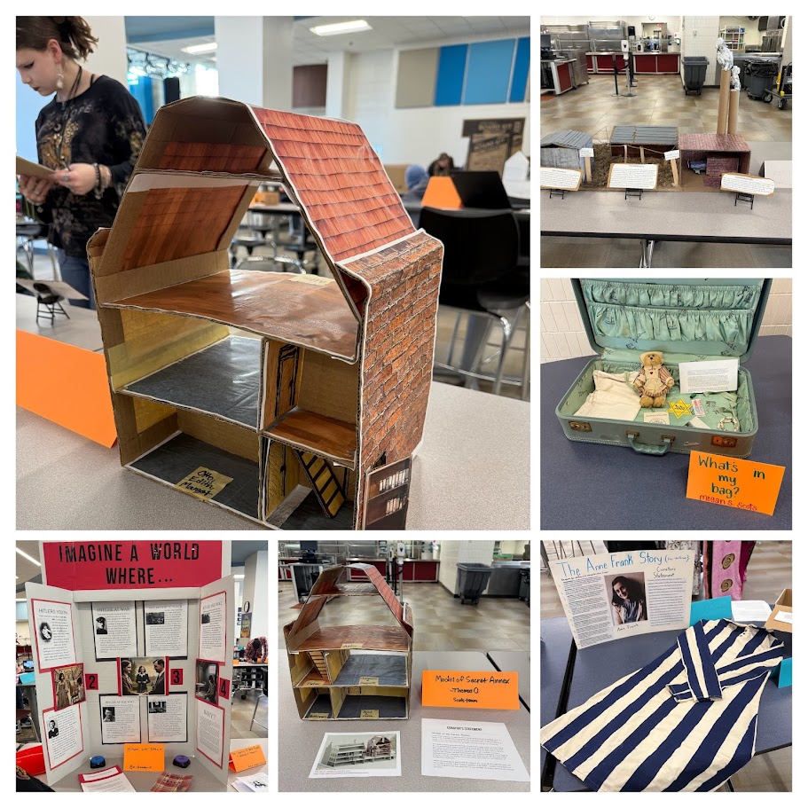 8th grade transformed their reading into an unforgettable museum experience. Anne Frank's hidden annex, George Takei's childhood memories &amp; Superman's fight against intolerance, our Ss created exhibits that moved, educated &amp; inspired. Proud of these young readers and historians