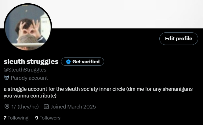 ennett!! π || COMMS SLOTS OPEN (@unluckyxen) on Twitter photo made this silly account for the sleuth society circle, dm <a href="/SleuthStruggles/">sleuth (bartrick) struggles πππ₯</a> for any shenanigans you want me to show off (I'll try to be active while balancing schoolwork) made this silly account for the sleuth society circle, dm <a href="/SleuthStruggles/">sleuth (bartrick) struggles πππ₯</a> for any shenanigans you want me to show off (I'll try to be active while balancing schoolwork)