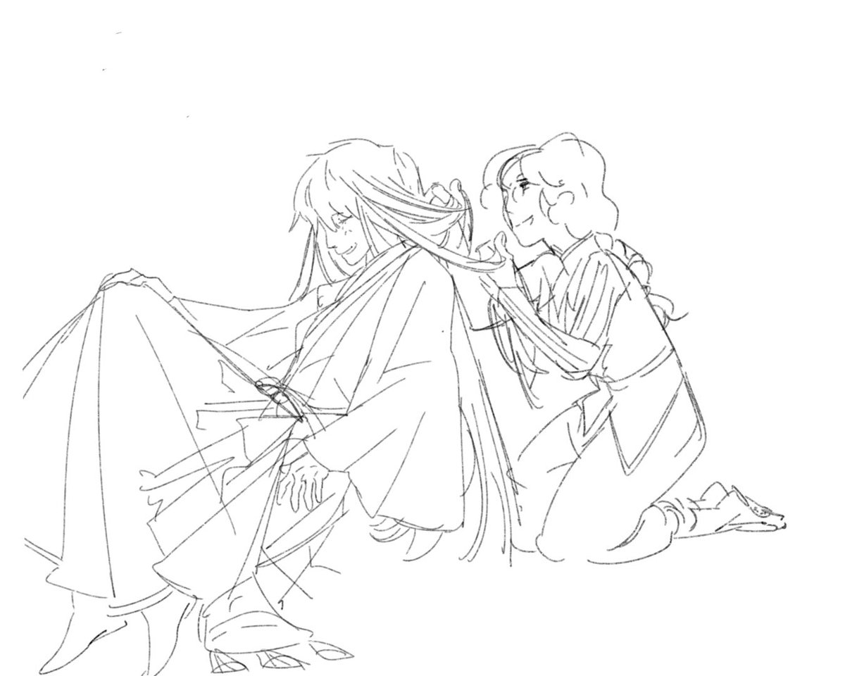 _biacami_'s tweet image. // hermitshipping trafficshipping 

Some more doodles of them,,,,, #shinyduo