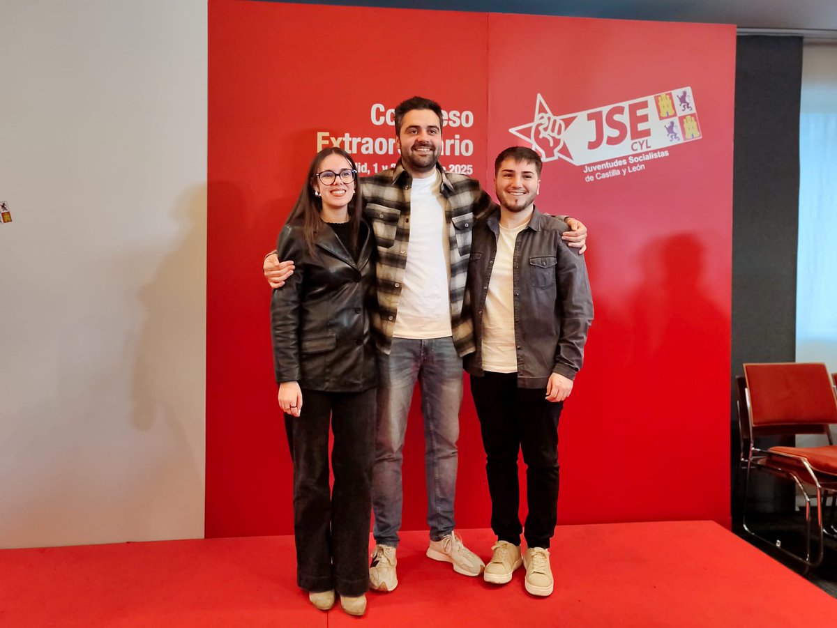 JSE_Avila's tweet photo. 🌹 ¡Ávila renueva su compromiso con Castilla y León!

🗳️ Tras la celebración del Congreso Extraordinario de @JSCyL, nuestros compañeros Claudia Barrero y Javier Herrero se suman a la nueva Comisión Ejecutiva Autonómica encabezada por @Diego__Vallejo. https://t.co/VCYMTIi0cK