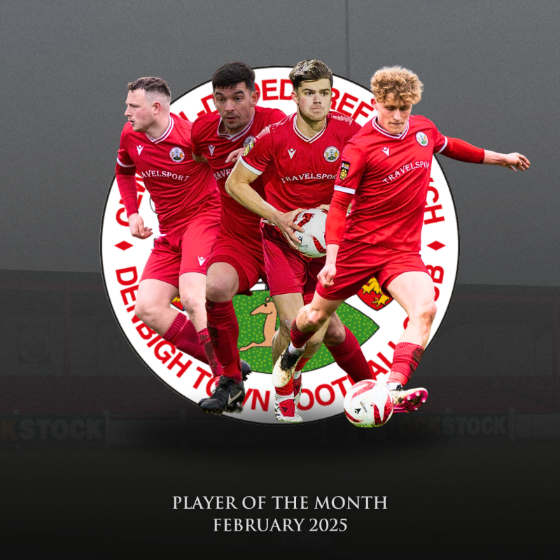 DenbighTownFC's tweet photo. POTM | February Vote Now Open 🗳 

#DTFC