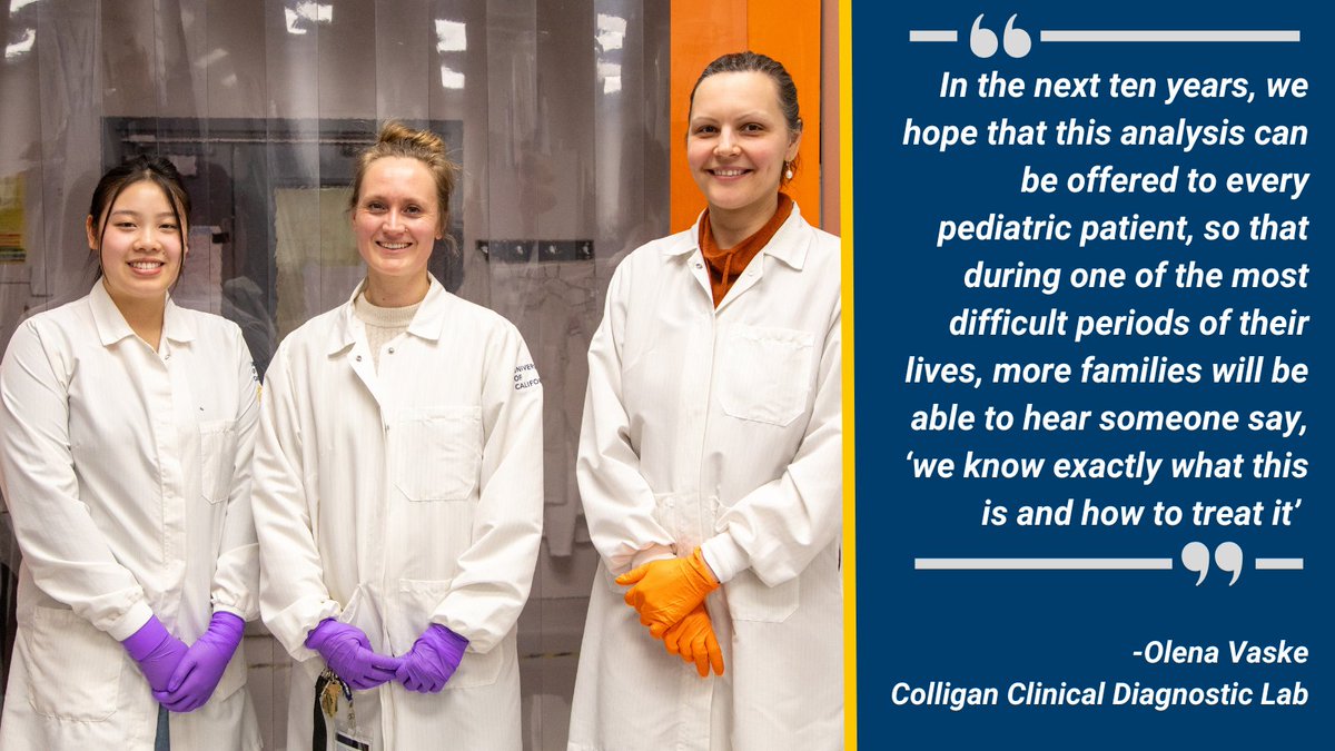 UC Santa Cruz Genomics Institute (@ucscgenomics) on Twitter photo šš¢ Our clinical pediatric cancer lab at <a href="/ucsc/">UC Santa Cruz</a> has been cleared to begin testing patient samples! The Colligan Clinical Diagnostic Lab hopes to identify life-saving treatment options for pediatric cancer patients using innovative new RNA tests. š
news.ucsc.edu/2025/03/colligā¦ šš¢ Our clinical pediatric cancer lab at <a href="/ucsc/">UC Santa Cruz</a> has been cleared to begin testing patient samples! The Colligan Clinical Diagnostic Lab hopes to identify life-saving treatment options for pediatric cancer patients using innovative new RNA tests. š
news.ucsc.edu/2025/03/colligā¦