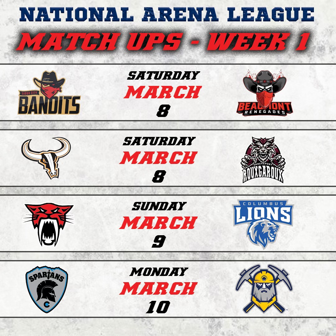 WEEK ONE:
Welcome to the 2025 Regular Season! 
 #nal2025 #week1 #NALKickoff25