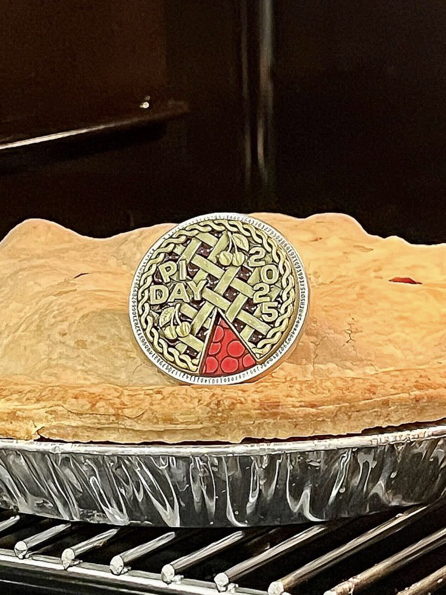 ShopGeocaching's tweet image. 🥧 Pi Day, celebrated annually on March 14, honors the mathematical constant π (pi). 
The date (3/14) matches the first three digits of π (3.14). 🥟

Celebrate with a slice of pie, a new geocaching souvenir, and the latest trackable Pi Day #geocoin!🛒 bit.ly/4gWwTId 🛒