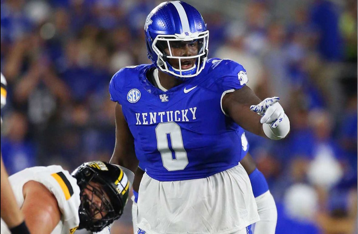 Kaleb Morris (@kalebmorris9_) on Twitter photo Blessed to receive an offer from the University of Kentucky🔵⚪️
<a href="/Bigstew9/">Anwar Stewart</a> <a href="/Coach_ZGolson/">Zach Golson</a> <a href="/CoachReaux/">Romelle Jones</a> <a href="/ScoutSteveR/">Steve Robertson</a> <a href="/RivalsFriedman/">Adam Friedman</a> <a href="/MGM_VikingsFBL/">Mary G Vikings Football</a> Blessed to receive an offer from the University of Kentucky🔵⚪️
<a href="/Bigstew9/">Anwar Stewart</a> <a href="/Coach_ZGolson/">Zach Golson</a> <a href="/CoachReaux/">Romelle Jones</a> <a href="/ScoutSteveR/">Steve Robertson</a> <a href="/RivalsFriedman/">Adam Friedman</a> <a href="/MGM_VikingsFBL/">Mary G Vikings Football</a>