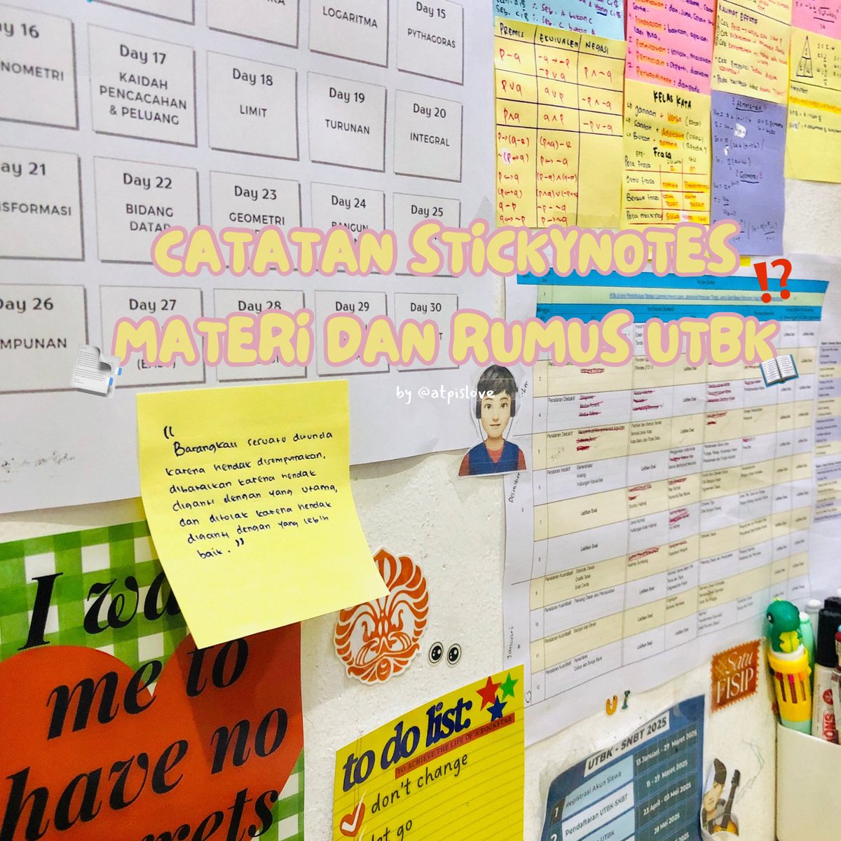 atpislove's tweet image. CATATAN NOTES RUMUS DAN CHEATSHEET UTBK‼️⁉️

by @atpislove
source : catatan pribadi, timeline, video