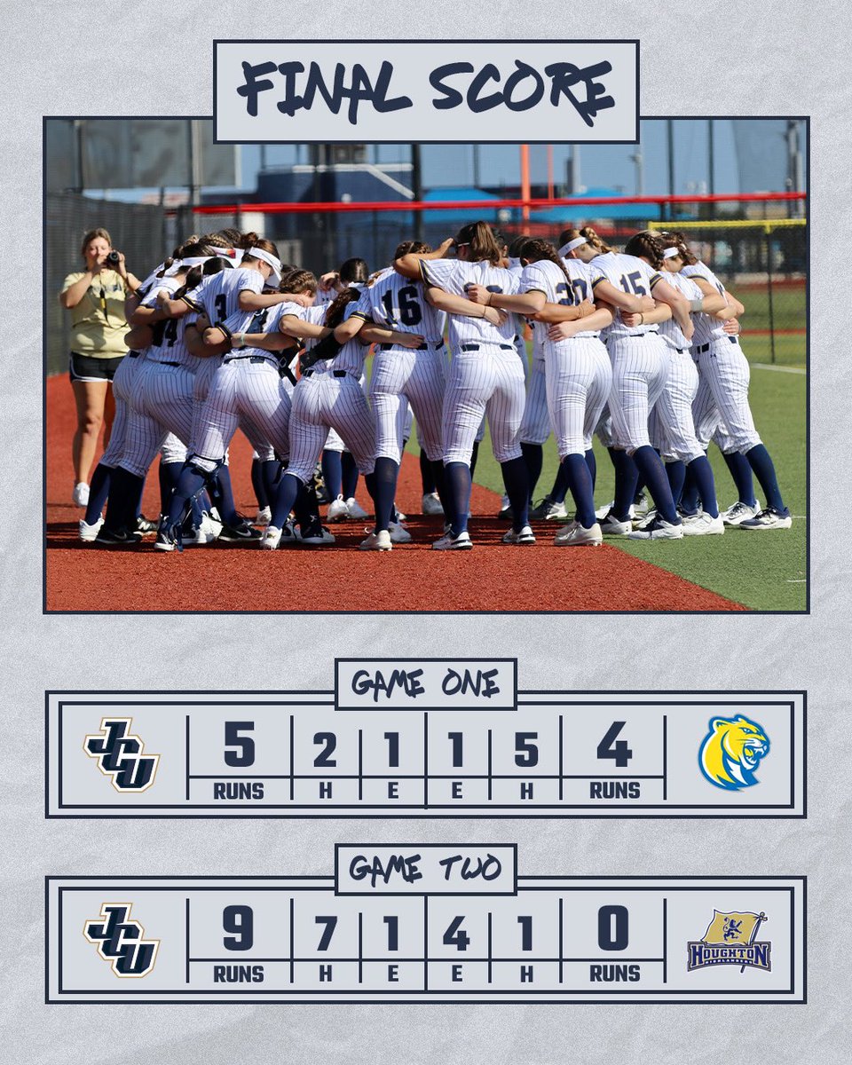 jcusports's tweet photo. TWO WINS!

@JohnCarrollSB earns a pair of victories to start the season right in Florida! ☀️ 🥎 https://t.co/Kku5yfSkY3