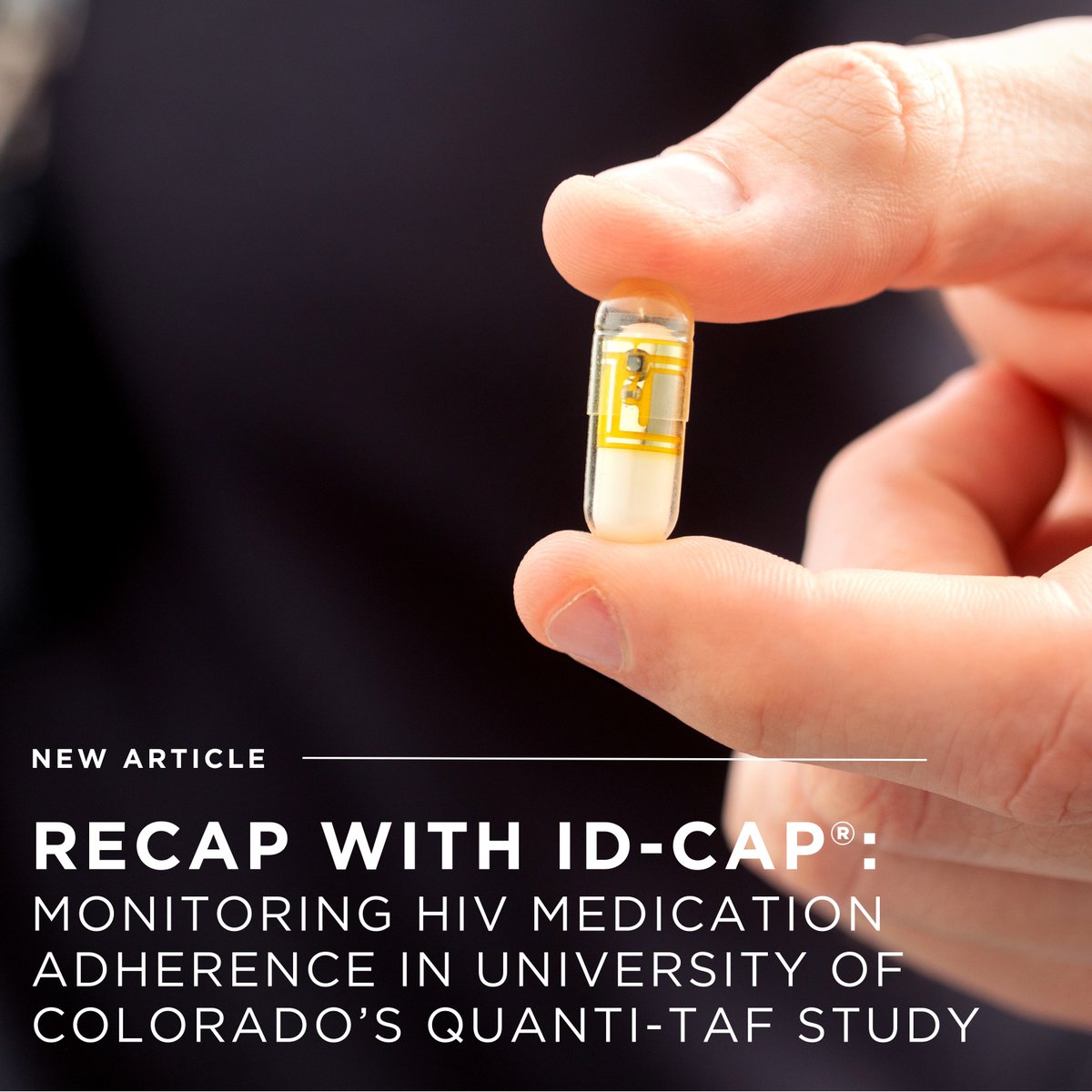 etectRx (@etectrx) on Twitter photo In collaboration with <a href="/CUAnschutz/">CU Anschutz Medical Campus</a>, etectRx has made remarkable progress monitoring medication adherence through the QUANTI-TAF study.
Read the full article here: bit.ly/41oeVJ1
#HIVResearch #MedicationAdherence #DigitalPill In collaboration with <a href="/CUAnschutz/">CU Anschutz Medical Campus</a>, etectRx has made remarkable progress monitoring medication adherence through the QUANTI-TAF study.
Read the full article here: bit.ly/41oeVJ1
#HIVResearch #MedicationAdherence #DigitalPill