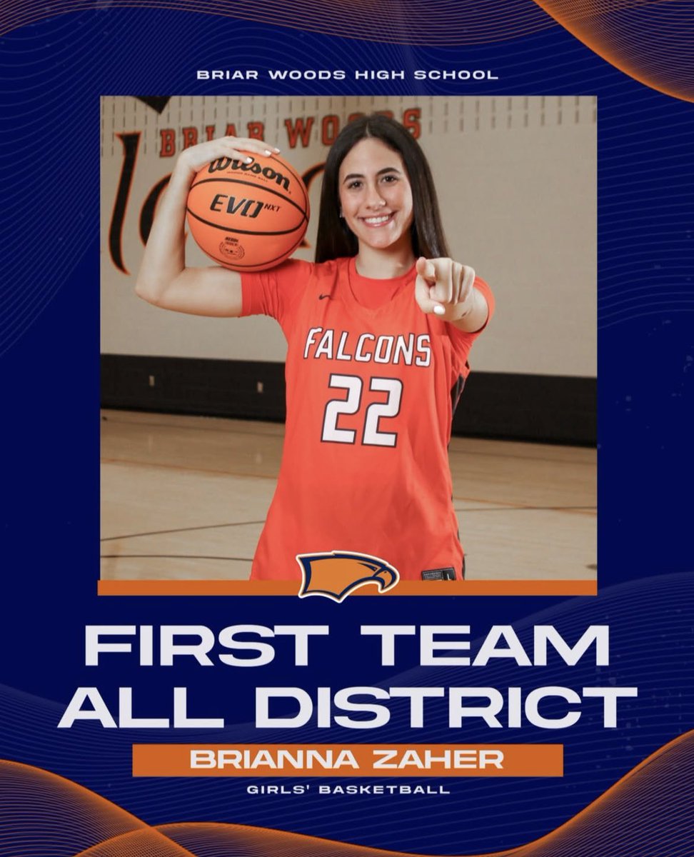Congrats to Bri on a great season.  1st Team all District