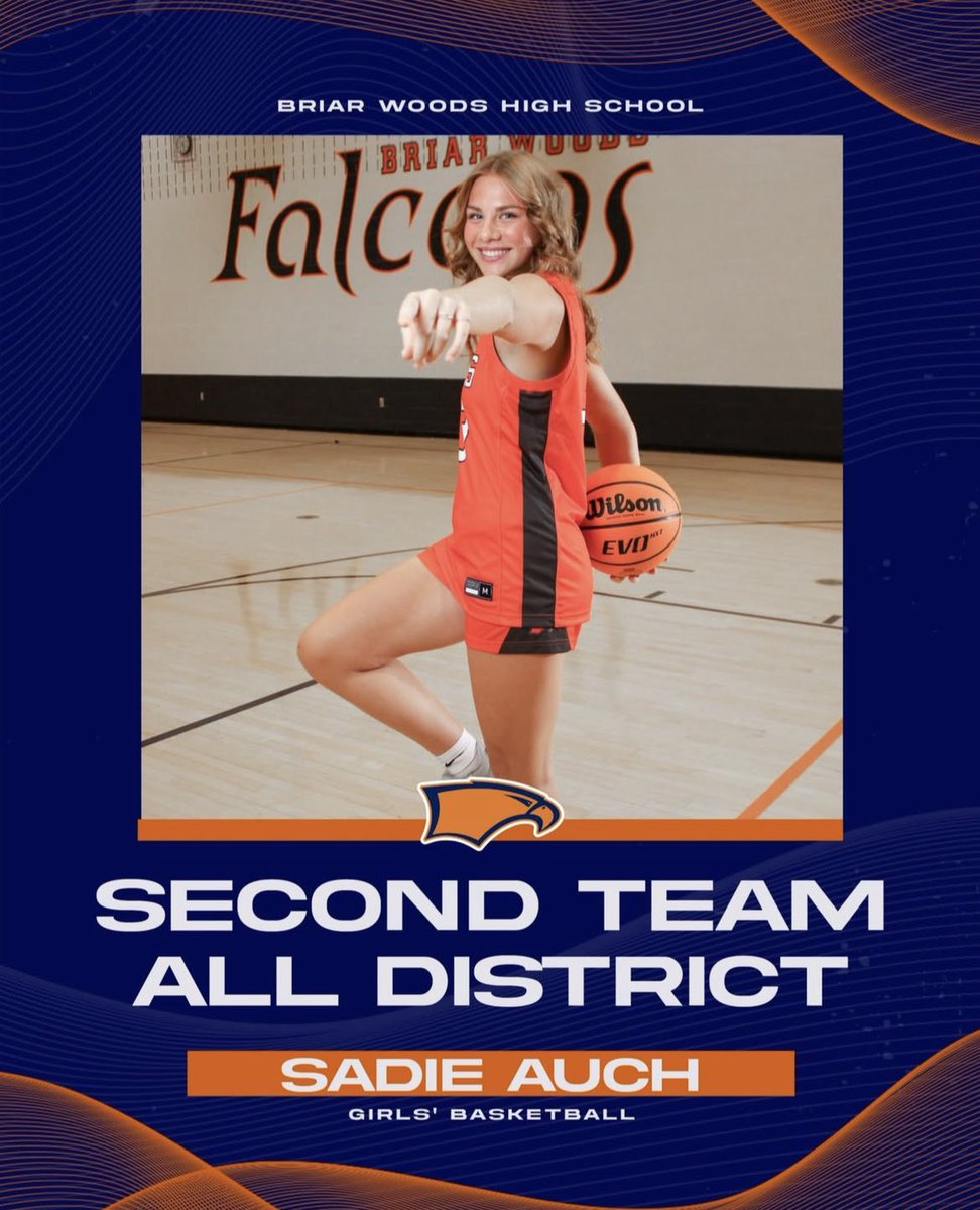 Congrats to Sadie. 2nd team All District!!